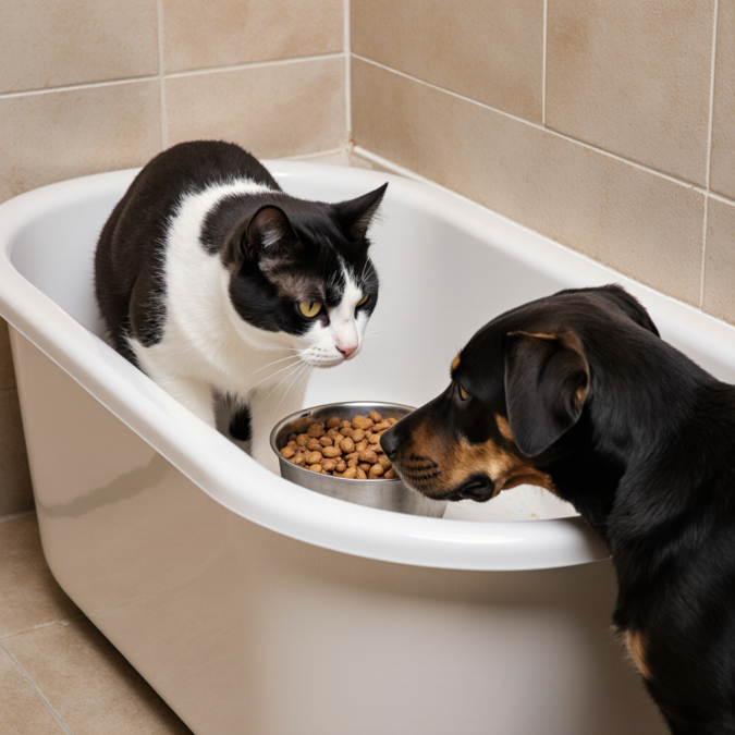 Read more about the article Can Cats Eat Dog Food? Shocking Truth Every Cat Owner Must Know (Vet-Approved)
