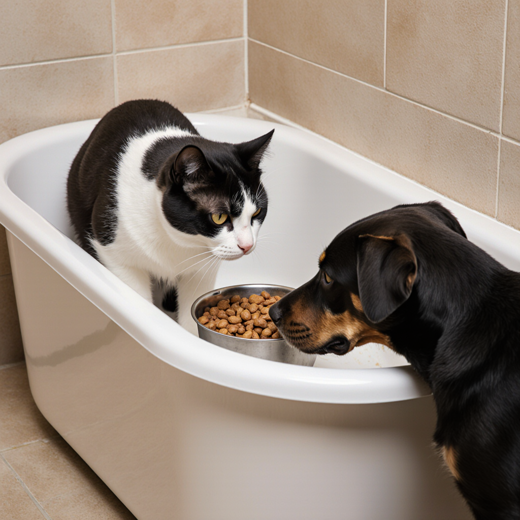 You are currently viewing Can Cats Eat Dog Food? Shocking Truth Every Cat Owner Must Know (Vet-Approved)